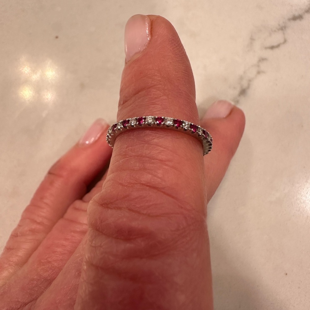 Kwiat Ruby Diamond Stack Ring - image 4